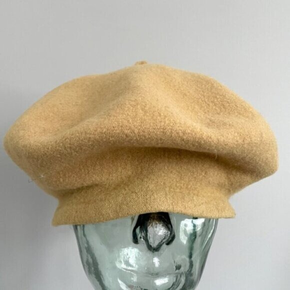 Vintage Camel Wool French Beret - M/L - Picture 2 of 7